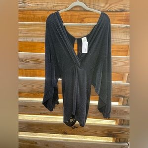 Black Sparkle Romper